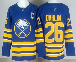 Men's Buffalo Sabres #26 Thomas Vanek Blue Authentic Jersey