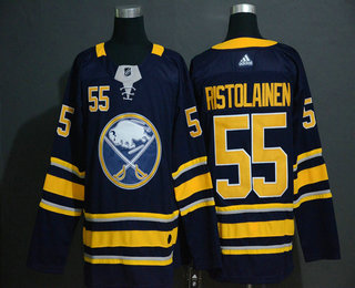 Men's Buffalo Sabres #55 Rasmus Ristolainen Navy Blue Adidas Stitched NHL Jersey