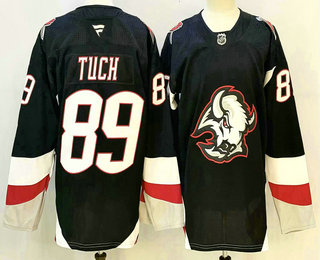 Men's Buffalo Sabres #89 Alex Tuch Black Authentic Jersey