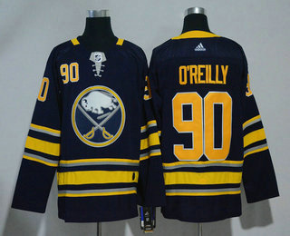Men's Buffalo Sabres #90 Ryan O'Reilly Navy Blue 2017-2018 Hockey Stitched NHL Jersey