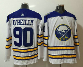 Men's Buffalo Sabres #90 Ryan O'Reilly White 2017-2018 Hockey Stitched NHL Jersey