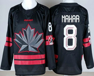 Men's Canada #8 Cale Makar Black 2026 Olympics Authentic Jersey