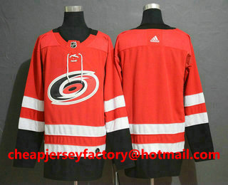 Men's Carolina Hurricanes Blank Red Drift Fashion Adidas Stitched NHL Jersey