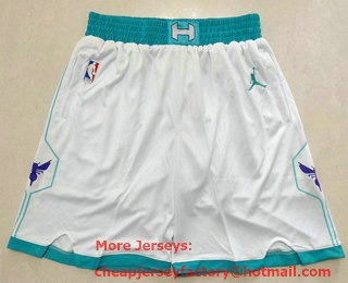 Men's Charlotte Hornets White 2021 Brand Jordan Swingman Shorts