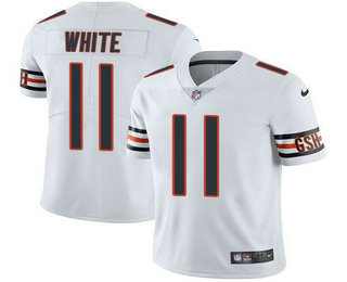 Men's Chicago Bears #11 Kevin White White 2017 Vapor Untouchable Stitched NFL Nike Limited Jersey