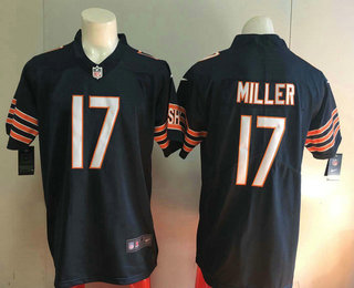 Men's Chicago Bears #17 Anthony Miller Navy Blue 2018 Vapor Untouchable Stitched NFL Nike Limited Jersey
