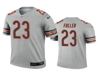 Men's Chicago Bears #23 Kyle Fuller Silver Inverted Legend Jersey