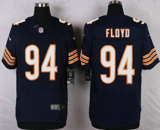 Men's Chicago Bears #94 Leonard Floyd Navy Blue Team Color NFL Nike Elite Jersey