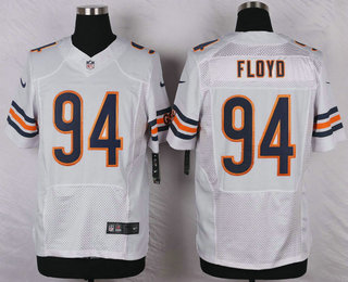 Men's Chicago Bears #94 Leonard Floyd White Road NFL Nike Elite Jersey