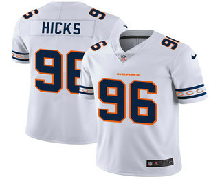 Men's Chicago Bears #96 Akiem Hicks White 2019 NEW Vapor Untouchable Stitched NFL Nike Limited Jersey