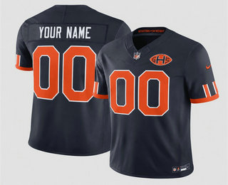 Men's Chicago Bears Active Player Custom Navy 2026 FUSE Rivalries Collection Limited Stitched Jersey