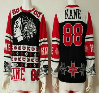 Men's Chicago Blackhawks #88 Patrick Kane Multicolor NHL Sweater