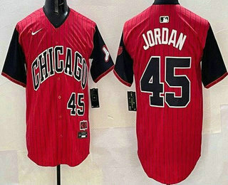Men's Chicago White Sox #45 Michael Jordan Red 2025 City Connect Limited Jersey