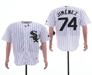 Men's Chicago White Sox #74 Eloy Jimenez White Home Stitched MLB Cool Base Jersey