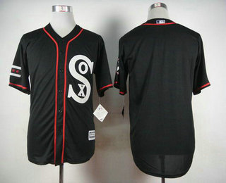 Men's Chicago White Sox Customized Black Jersey