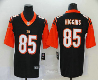 Men's Cincinnati Bengals #85 Tee Higgins Black 2020 Vapor Untouchable Stitched NFL Nike Limited Jersey