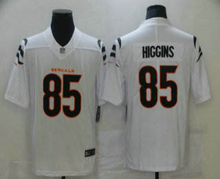 Men's Cincinnati Bengals #85 Tee Higgins NEW White 2021 Vapor Untouchable Stitched NFL Nike Limited Jersey