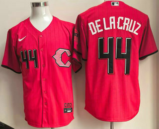 Men's Cincinnati Reds #44 Elly De La Cruz Red 2026 City Connect Stadium Jersey