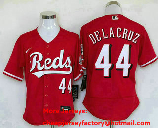 Men's Cincinnati Reds #44 Elly De La Cruz Red Flex Base Stitched Jersey