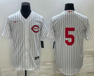 Men's Cincinnati Reds #5 Johnny Bench 2022 White Field of Dreams Stitched Baseball Jersey