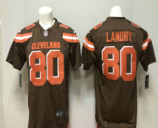 Men's Cleveland Browns #80 Jarvis Landry Brown Team Color 2018 Vapor Untouchable Stitched NFL Nike Limited Jersey