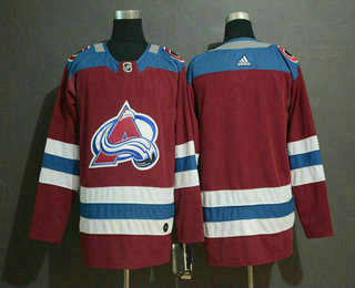 Men's Colorado Avalanche Blank Red Adidas Stitched NHL Jersey