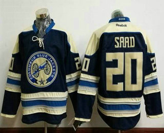 Men's Columbus Blue Jackets #20 Brandon Saad Blue Third Stitched NHL Reebok Hockey Jersey