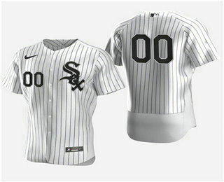 Men's Custom Chicago White Sox Custom Nike White Flexbase Jersey