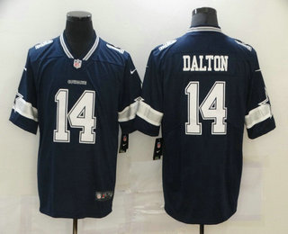 Men's Dallas Cowboys #14 Andy Dalton Navy Blue 2020 NEW Vapor Untouchable Stitched NFL Nike Limited Jersey