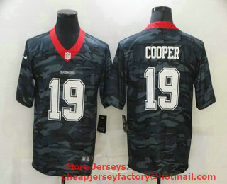 Men's Dallas Cowboys #19 Amari Cooper 2020 Camo Limited Stitched Nike NFL Jersey