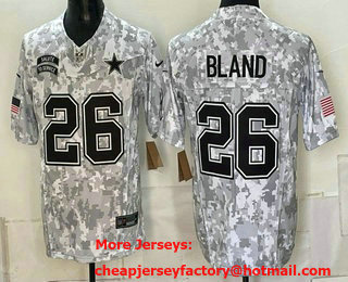 Men's Dallas Cowboys #26 DaRon Bland Limited Arctic Camo 2024 Salute to Service Jersey