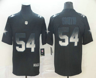 Men's Dallas Cowboys #54 Jaylon Smith Black 2019 Vapor Smoke Fashion Stitched NFL Nike Limited Jersey