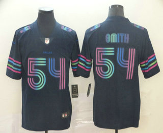 Men's Dallas Cowboys #54 Jaylon Smith Navy Blue 2019 City Edition Vapor Stitched NFL Nike Limited Jersey