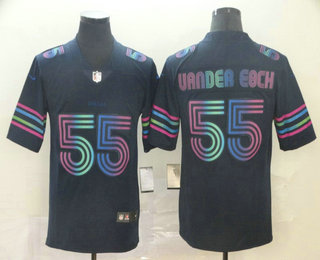 Men's Dallas Cowboys #55 Leighton Vander Esch Navy Blue 2019 City Edition Vapor Stitched NFL Nike Limited Jersey