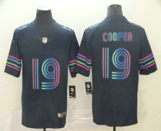 Men's Dallas Cowboys #19 Amari Cooper Navy Blue 2019 City Edition Vapor Stitched NFL Nike Limited Jersey