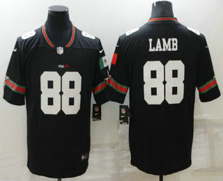 Men's Dallas Cowboys #88 CeeDee Lamb Black Mexico 2021 Vapor Untouchable Stitched Nike Limited Jersey