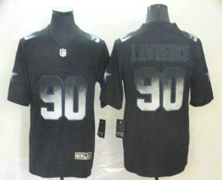 Men's Dallas Cowboys #90 Demarcus Lawrence Black 2019 Vapor Smoke Fashion Stitched NFL Nike Limited Jersey