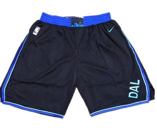 Men's Dallas Mavericks Black Nike City Edition Shorts