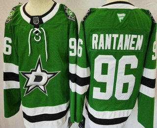 Men's Dallas Stars #96 Mikko Rantanen Green Authentic Jersey