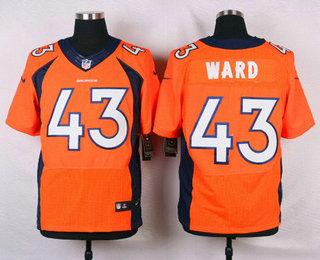 Men's Denver Broncos #43 T. J. Ward Orange Team Color NFL Nike Elite Jersey