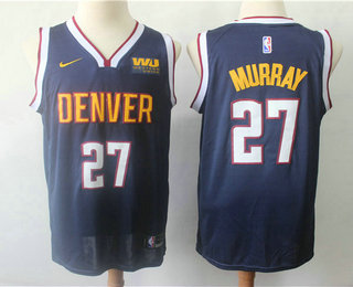 Men's Denver Nuggets #27 Jamal Murray New Navy Blue 2019 Nike Swingman Western Union Stitched NBA Jersey