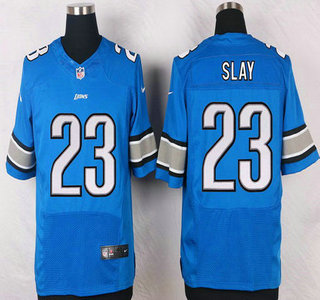 Men's Detroit Lions #23 Darius Slay Light Blue Team Color NFL Nike Elite Jersey