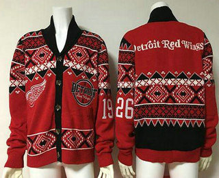 Men's Detroit Red Wings Red Multicolor NHL Sweater