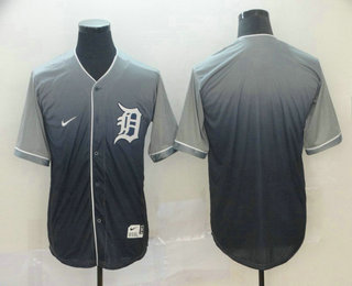 Men's Detroit Tigers #24 Miguel Cabrera Nike Navy Blue Fade Jersey