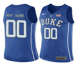 Men's Duke Blue Devils Customized V Neck College Basketball Elite Jersey - White