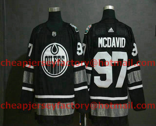 Men's Edmonton Oilers #97 Connor McDavid Black 2019 NHL All-Star Game Adidas Stitched NHL Jersey
