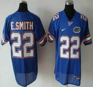 Men's Florida Gators #22 Emmitt Smith Blue College Football Nike Limited Jersey
