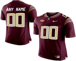 Men's Florida State Seminoles Customized College Football Limited Jersey - Red