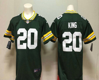 Men's Green Bay Packers #20 Kevin King Green 2017 Vapor Untouchable Stitched NFL Nike Limited Jersey