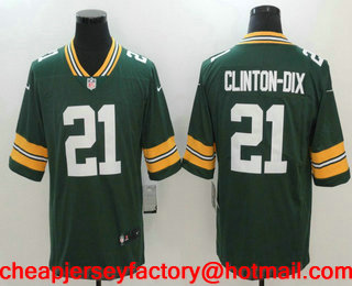 Men's Green Bay Packers #21 Ha Ha Clinton-Dix Green 2017 Vapor Untouchable Stitched NFL Nike Limited Jersey